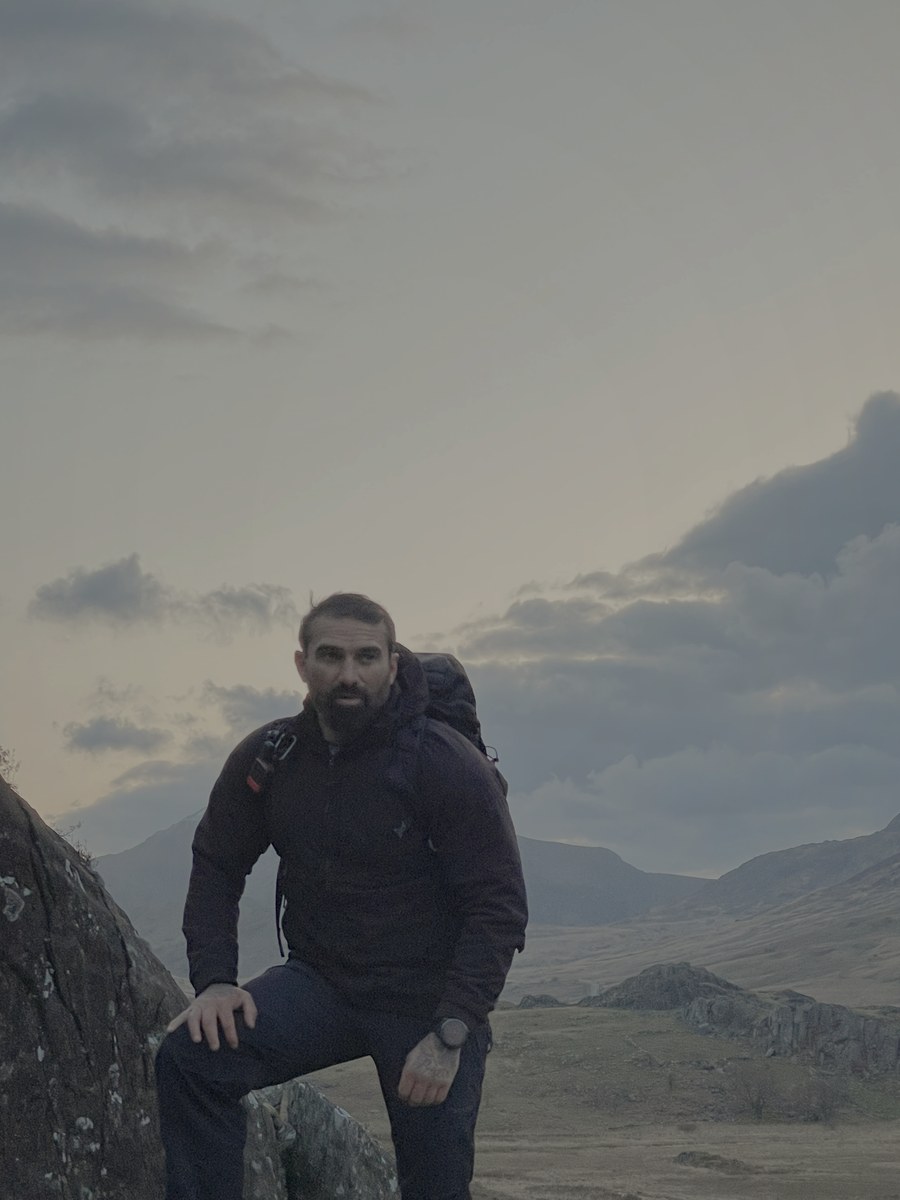 Ant Middleton on a summit